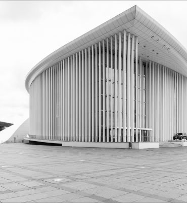 Umrundung der Philharmonie Luxembourg